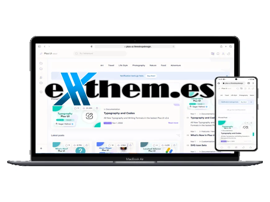 Plus UI WordPress Theme v1.5 Free Download