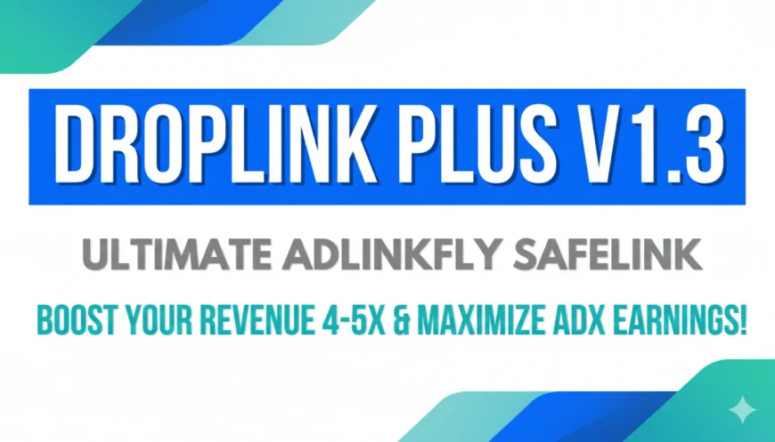 Droplink Plus v1.3 Modify WP Safelink Free Download